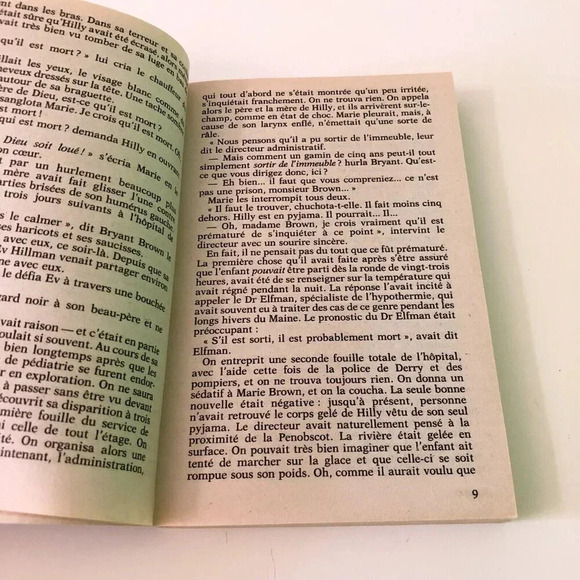 Vintage  90s Stephen King Les Tommyknockers Volume 2 French Paperback Book - Picture 13 of 16